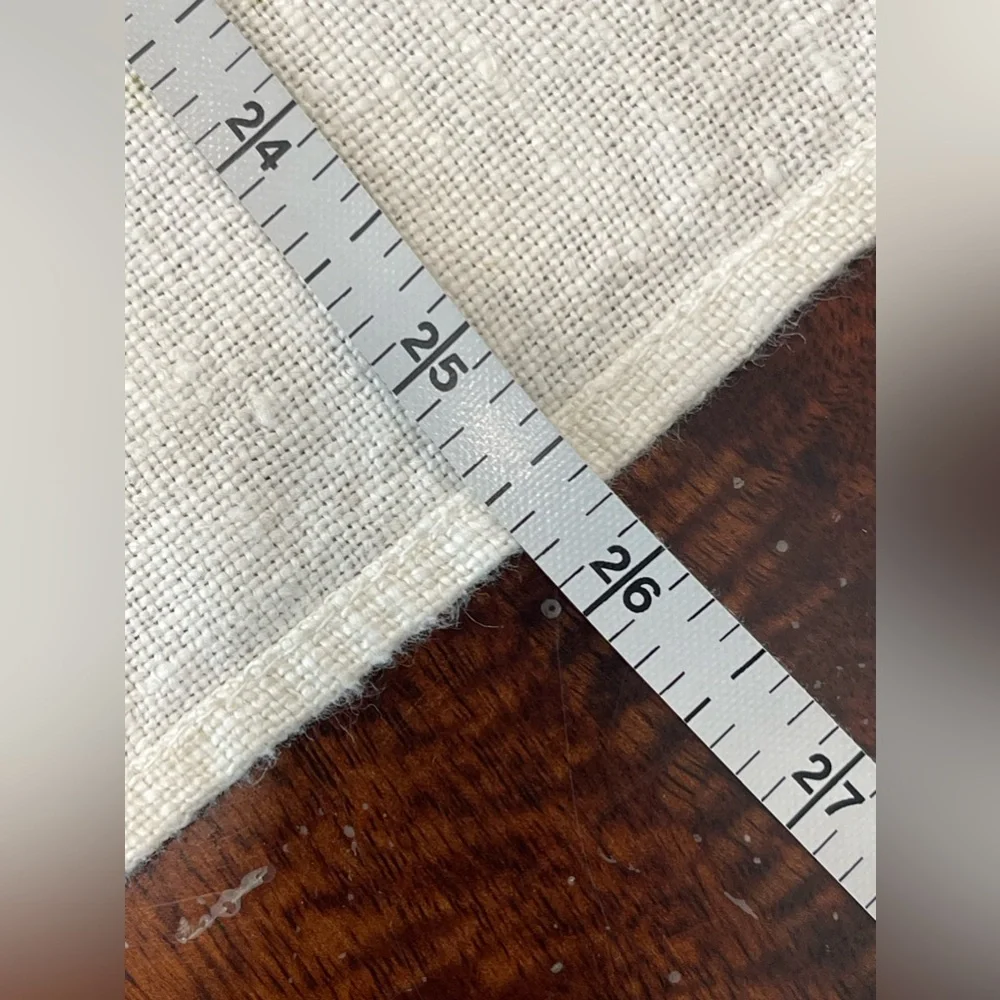 Vtg all pure linen 1982 calendar tea towel wall‎ hanging-kitchen-flower basket